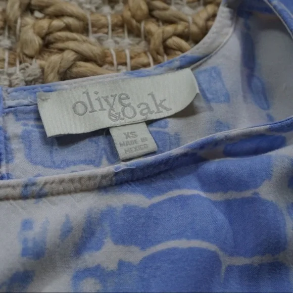 Olive & oak tie dye short sleeve blouse - Picture 4 of 5